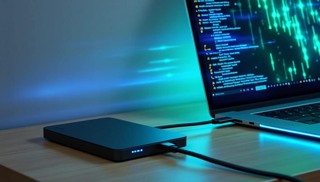 Disque dur externe comment récupérer données : les vitesses réelles